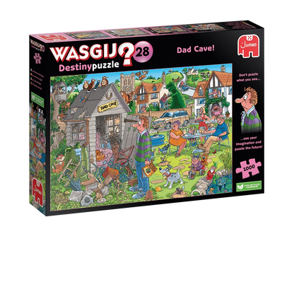 Brain Games LV Wasgij Destiny 28 - Dad Cave! (1000 pieces)