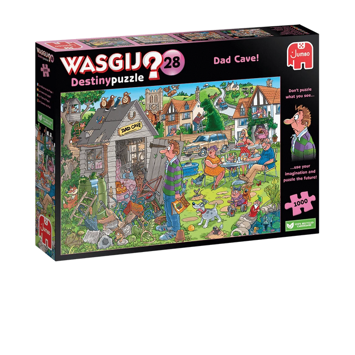 Brain Games LV Wasgij Destiny 28 - Dad Cave! (1000 pieces)