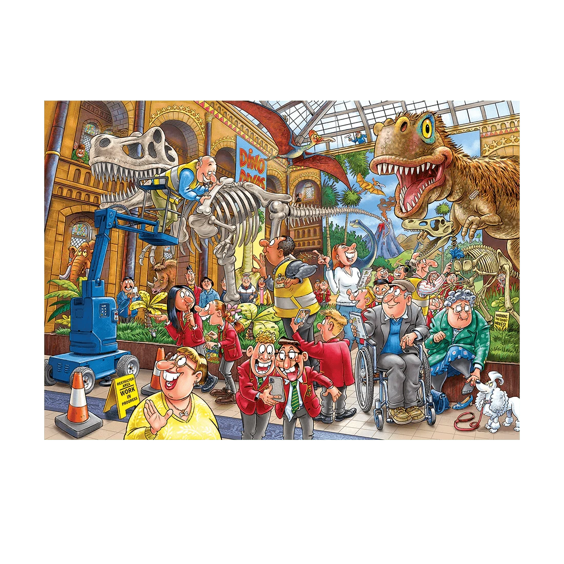 Brain Games LV Wasgij Mystery 24 - Blight at the museum! (1000 pieces)