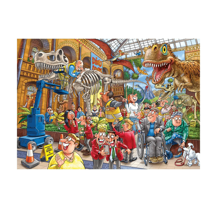 Brain Games LV Wasgij Mystery 24 - Blight at the museum! (1000 pieces)