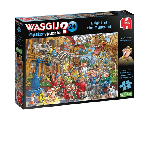 Brain Games LV Wasgij Mystery 24 - Blight at the museum! (1000 pieces)