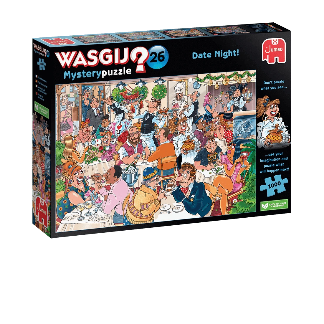 Brain Games LV Wasgij Mystery 26 - Date Night! (1000 pieces)
