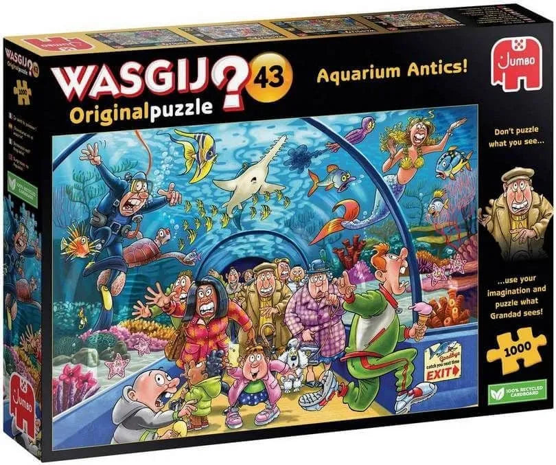 Brain Games LV Wasgij Original 43 - Aquarium Antics! (1000 pieces)