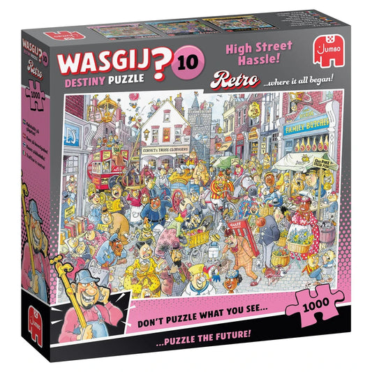 Wasgij Retro Destiny 10 - High Street Hassle! (1000 pieces)