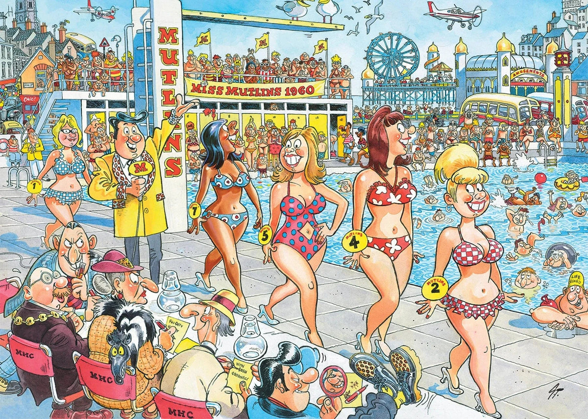 Brain Games LV Wasgij Retro Destiny 9 - Super Models! (1000 pieces)