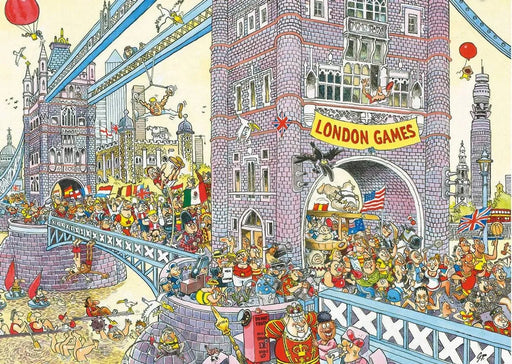 Brain Games LV Puzles Wasgij Retro Mystery 8 The Final Hurdle