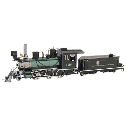 Brain Games LV Mēroga modelis Wild West 2-6-0 Locomotive, metāla konstruktors