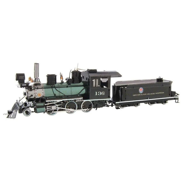 Brain Games LV Mēroga modelis Wild West 2-6-0 Locomotive, metāla konstruktors