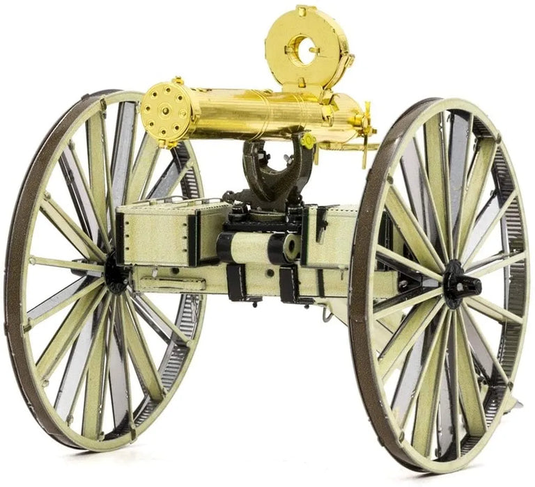 Brain Games LV Mēroga modelis Wild West Gatling Gun, metāla konstruktors