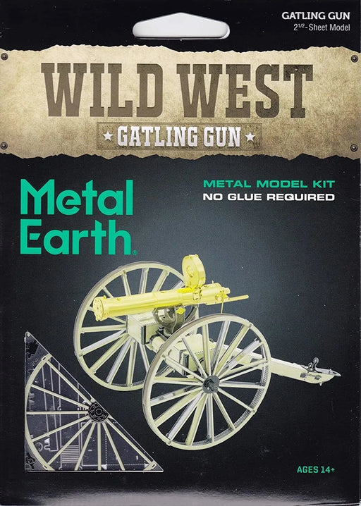 Brain Games LV Mēroga modelis Wild West Gatling Gun, metāla konstruktors