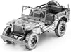 Brain Games LV Mēroga modelis Willys Overland, Premium Series metāla konstruktors