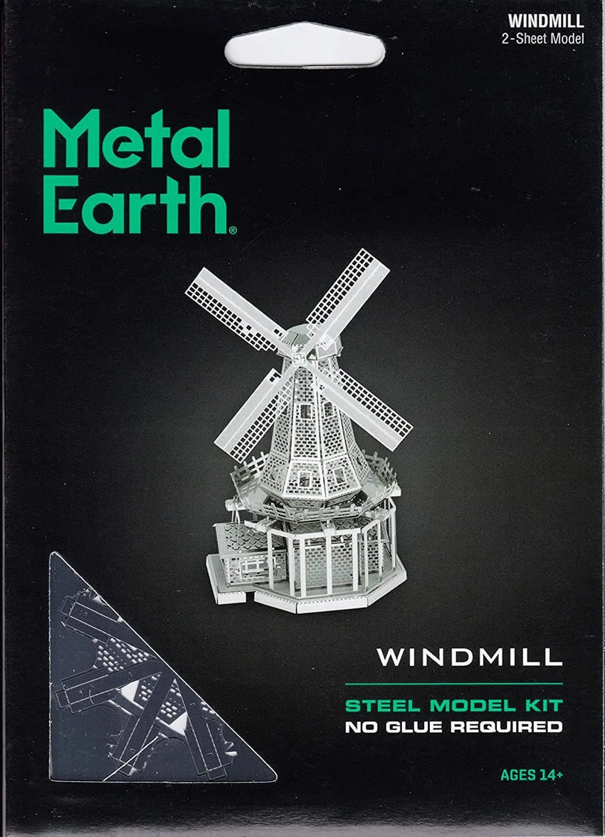 Brain Games LV Mēroga modelis Windmill, metāla konstruktors