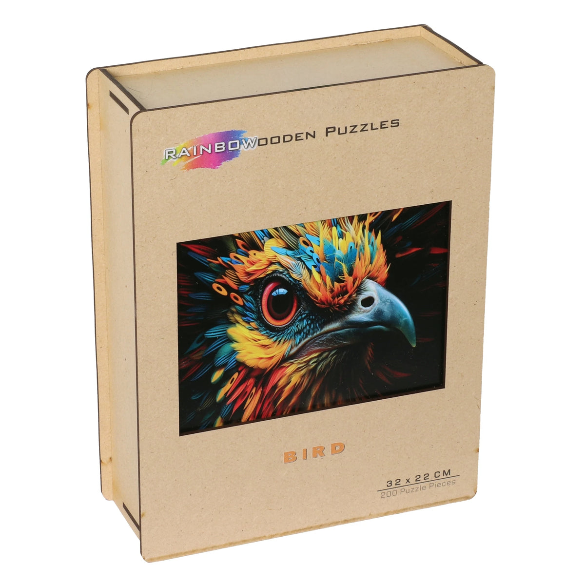E2D Rainbow Wooden Puzzle BIRD