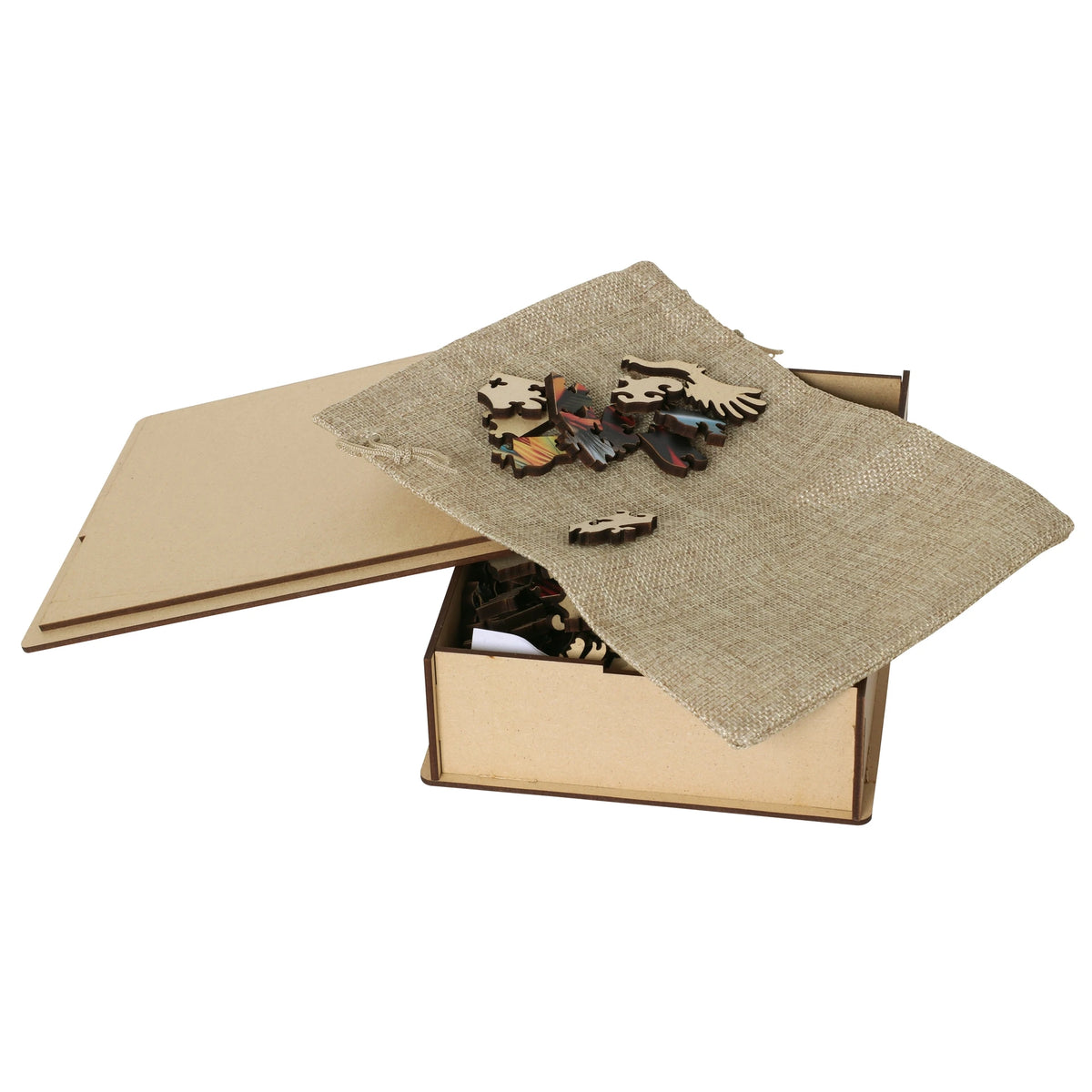 E2D Rainbow Wooden Puzzle BIRD