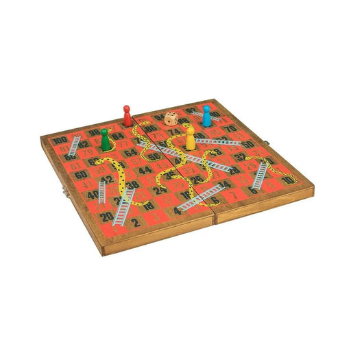 Brain Games LV galda spēles Wooden Games Workshop - Snakes & Ladders