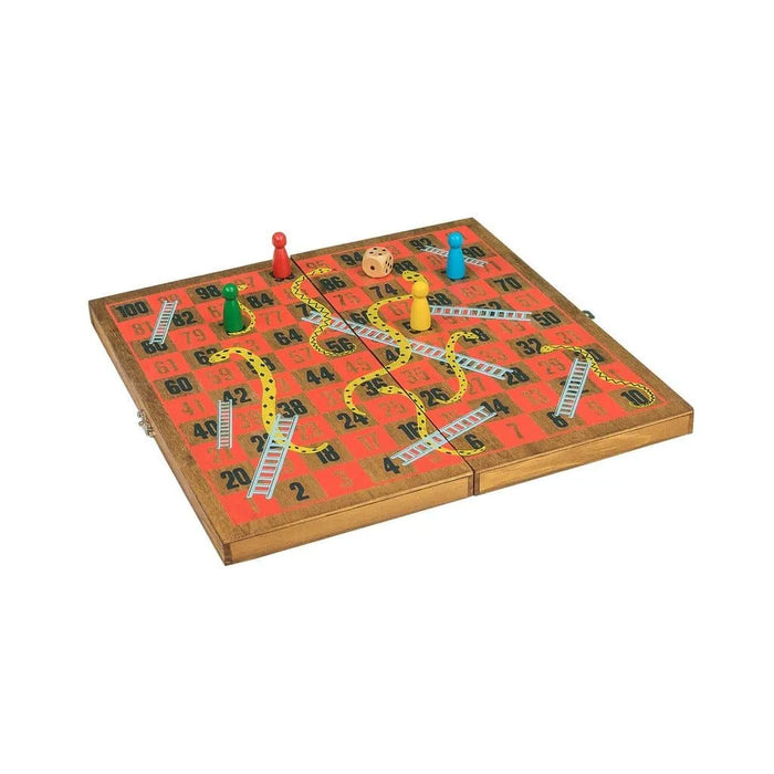 Brain Games LV galda spēles Wooden Games Workshop - Snakes & Ladders