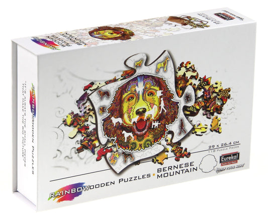 E2D Rainbow Wooden Puzzle BERNESE MOUNTAIN