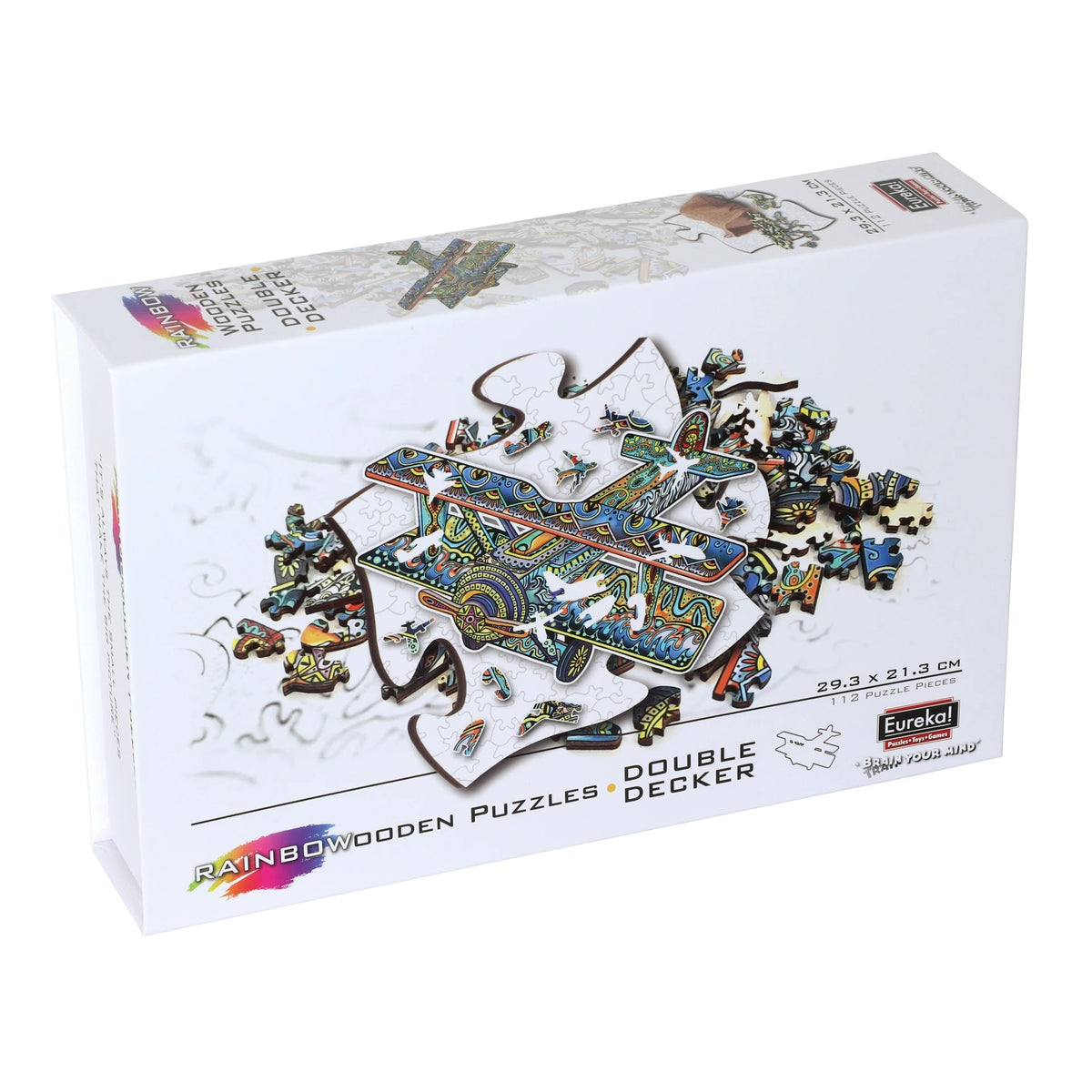 E2D Rainbow Wooden Puzzle DOUBLE-DECKER