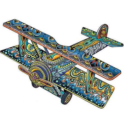 E2D Rainbow Wooden Puzzle DOUBLE-DECKER