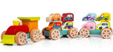 Brain Games LV Wooden toy "Train with a small cars"
