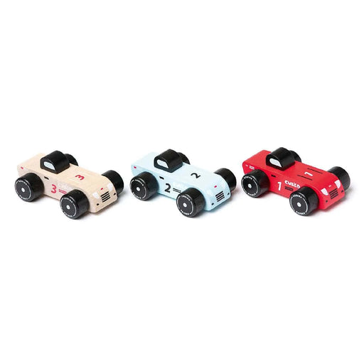 Brain Games n/a Wooden vehicle set "Racing cars" / Koka mašīnas Sacīkstes