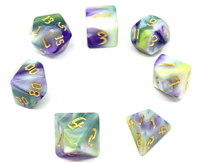 Dice Set: Siberian Iris (7)