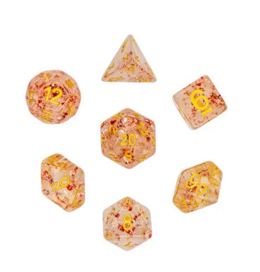 Würfelset Confetti: Red Flakes