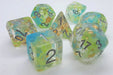 Brain Games LV Würfelset Sparkling: Green Planet (7)