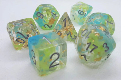 Brain Games LV Würfelset Sparkling: Green Planet (7)