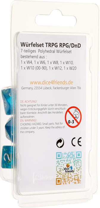 Brain Games LV Würfelset Sparkling: Planet Earth (7) *Relaunch*