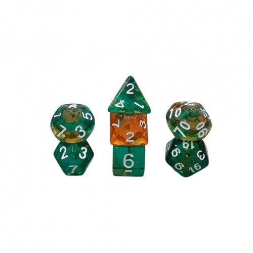 Brain Games LV Würfelset Transparent: Mystic Moss (7)