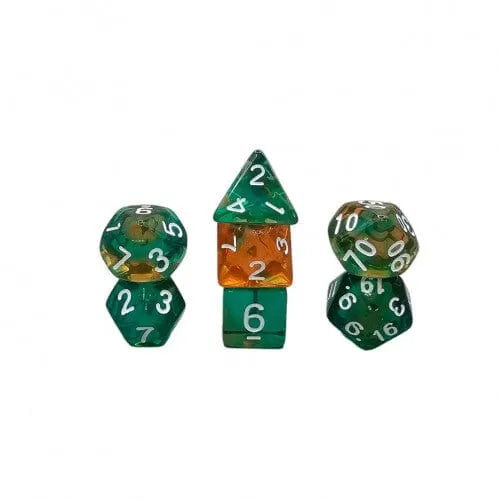 Brain Games LV Würfelset Transparent: Mystic Moss (7)