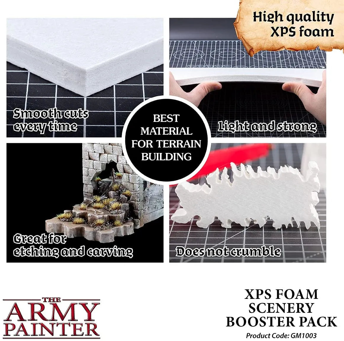 Brain Games LV Krāsošanas piederumi XPS Foam Scenery Booster Pack laukuma modelēšanas komplekts