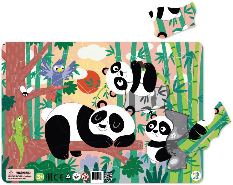 Frame Puzzle Pandas