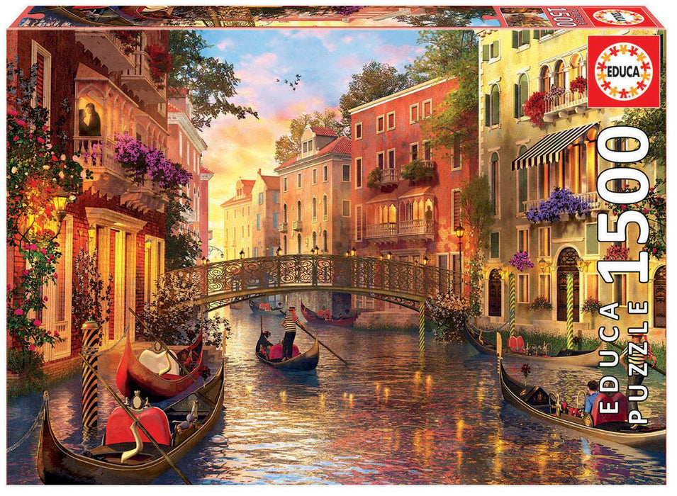 Puzle 1500 -  Sunset In Venice