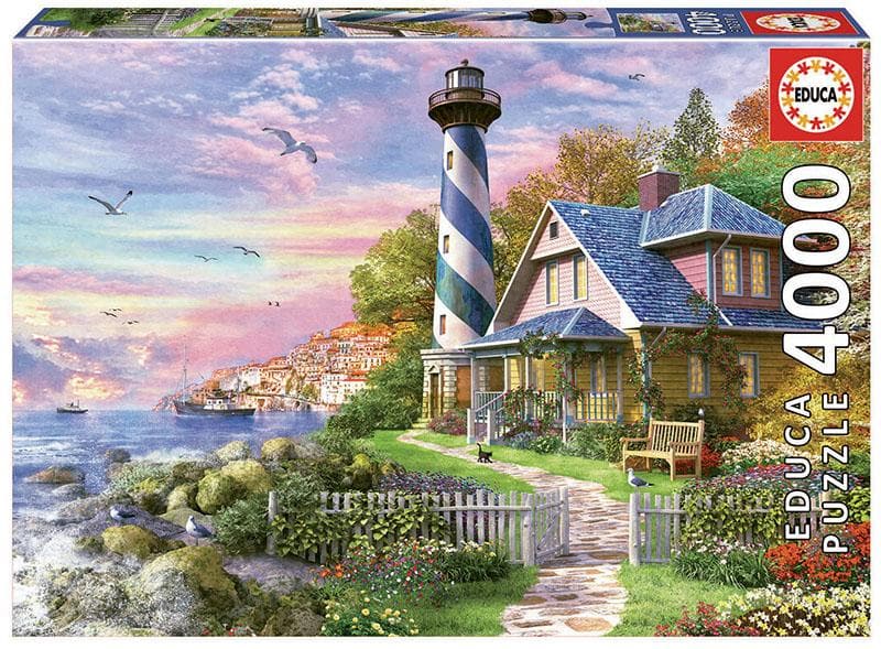 Puzzle, 4000 - Lighthouse at Rock Bay
