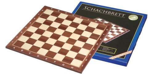 London chess board, 40 mm field, no. + letters