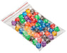 100er dice, 10-sided,transp., 50er bag