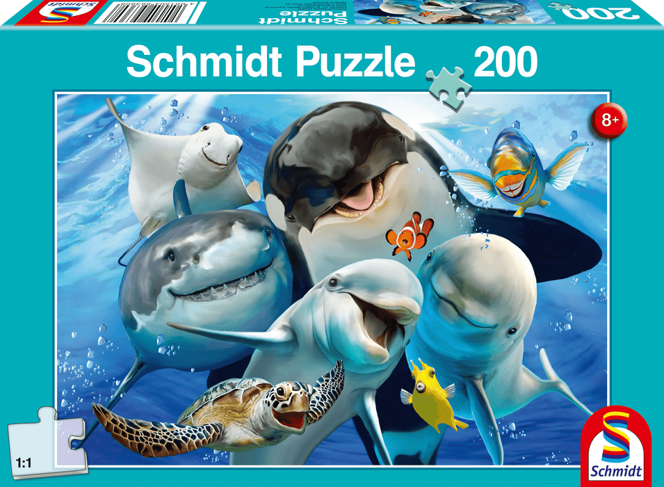 Puzzle - Underwater friends, 200 pcs