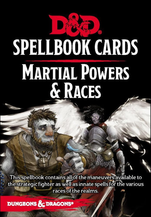 D&D 5e - Spellbook Cards: Martial Powers & Races