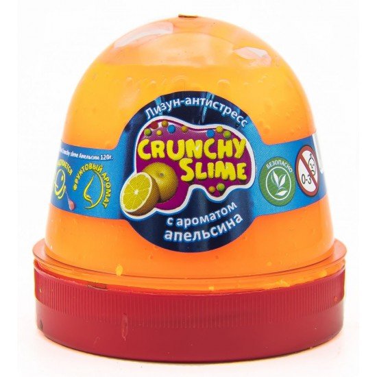 Slime-gum TM Mr.Boo Crunchy slime Orange 120g.