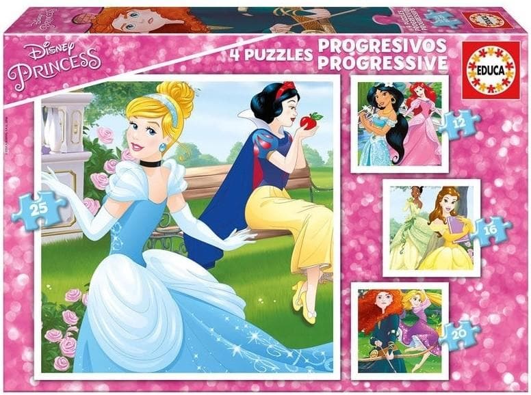 Set of 4 toys for children - Princesses