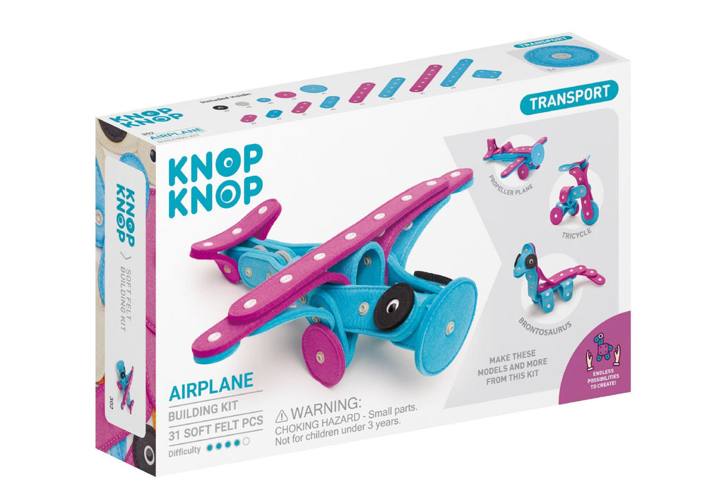 Knop Knop Transport - Airplane