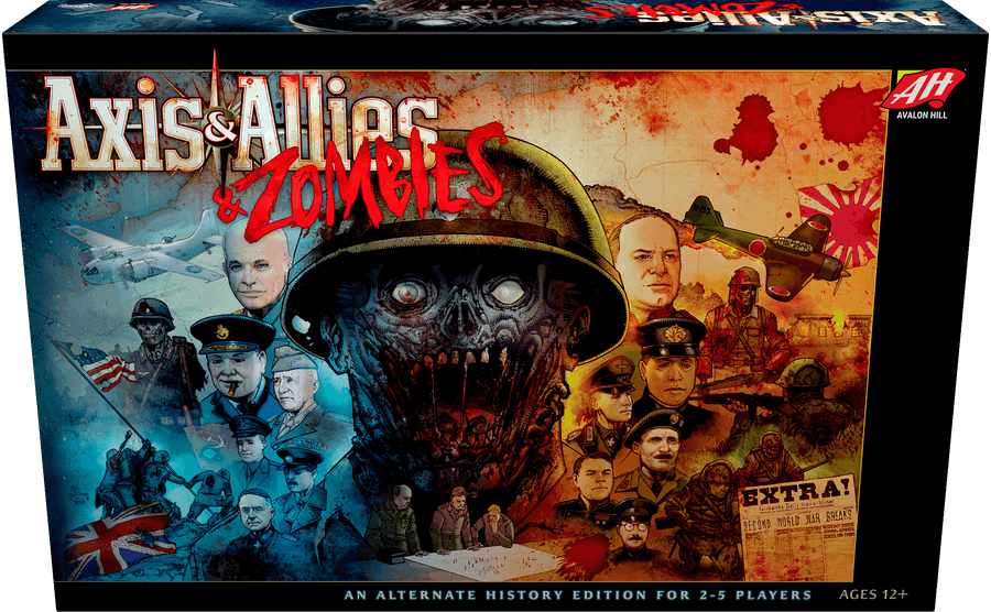 Axis &amp; Allies &amp; Zombies Board Game
