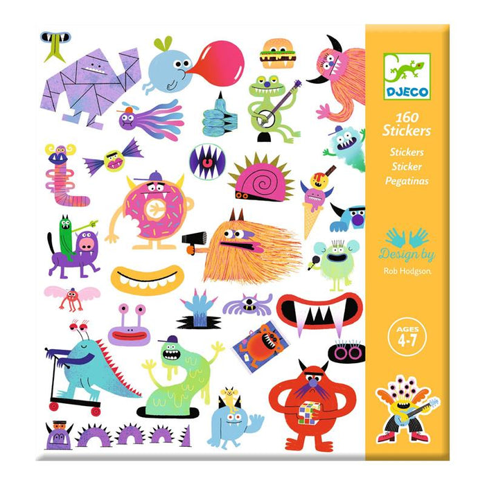 160 stickers - Monsters
