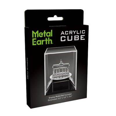 Acrylic Metal Earth Display Cube 4"x5"x4"