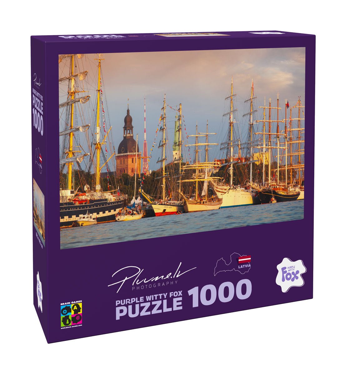 Purple Witty Fox 1000 Puzle Mārtiņš Plūme, Latvija, Tall Ships Races jahtu regate Rīgā
