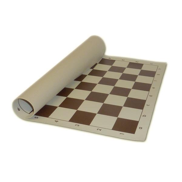 Rollbar, Feld 58 mm, aus Kunststoff, braun / cremefarben, šaha paklājs