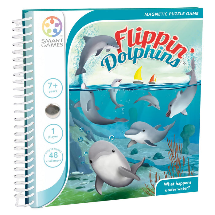 Flippin' Dolphins - Magnetic Puzzle Game brain teaser