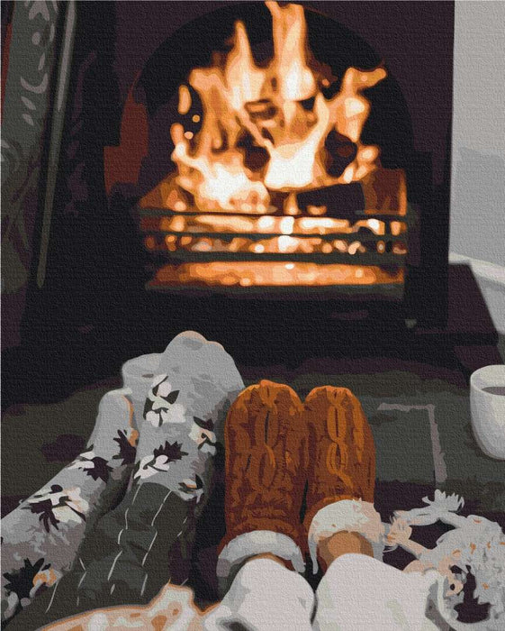 PBN classic - Coziness by the fireplace